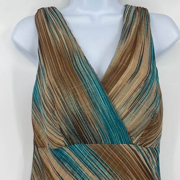 Y2K bbit Rabbit Rabbit Designs Dress Sz 10 Boho Asymmetrical Babydoll Earthy - Picture 2 of 12